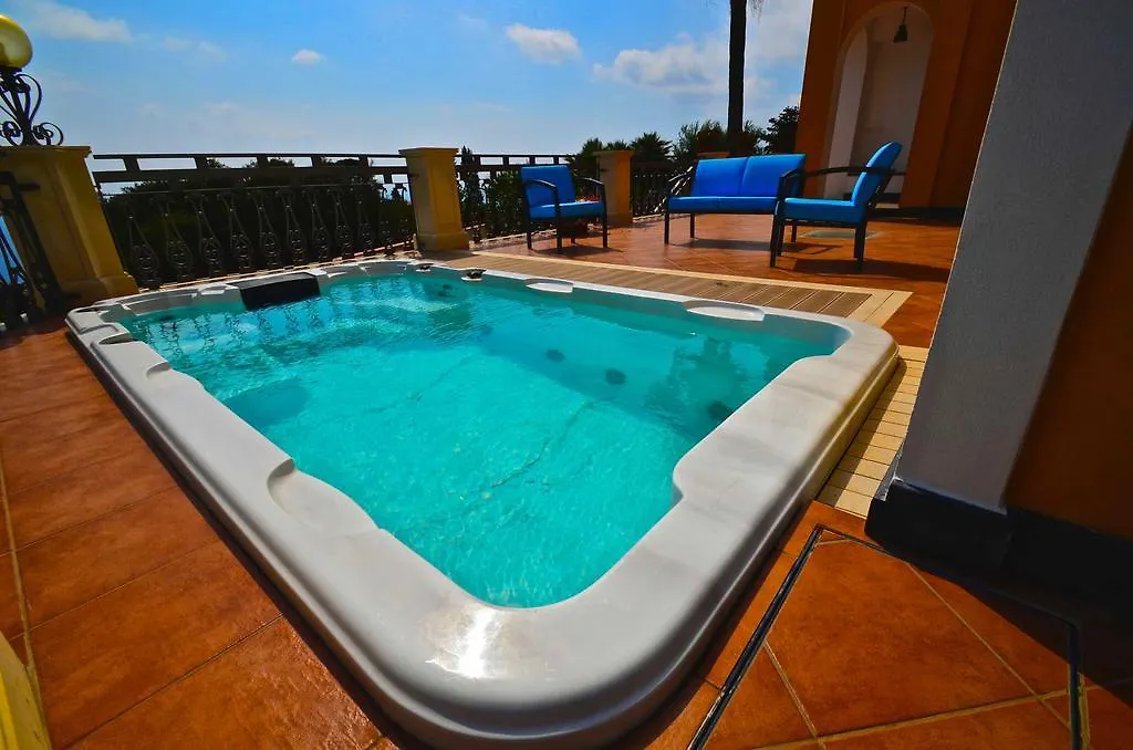 Villa La Timpa: Majestic Etna and Sea View with Private Jacuzzi Acireale Italy